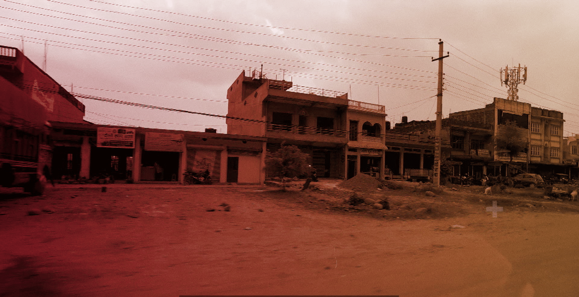 an empty street