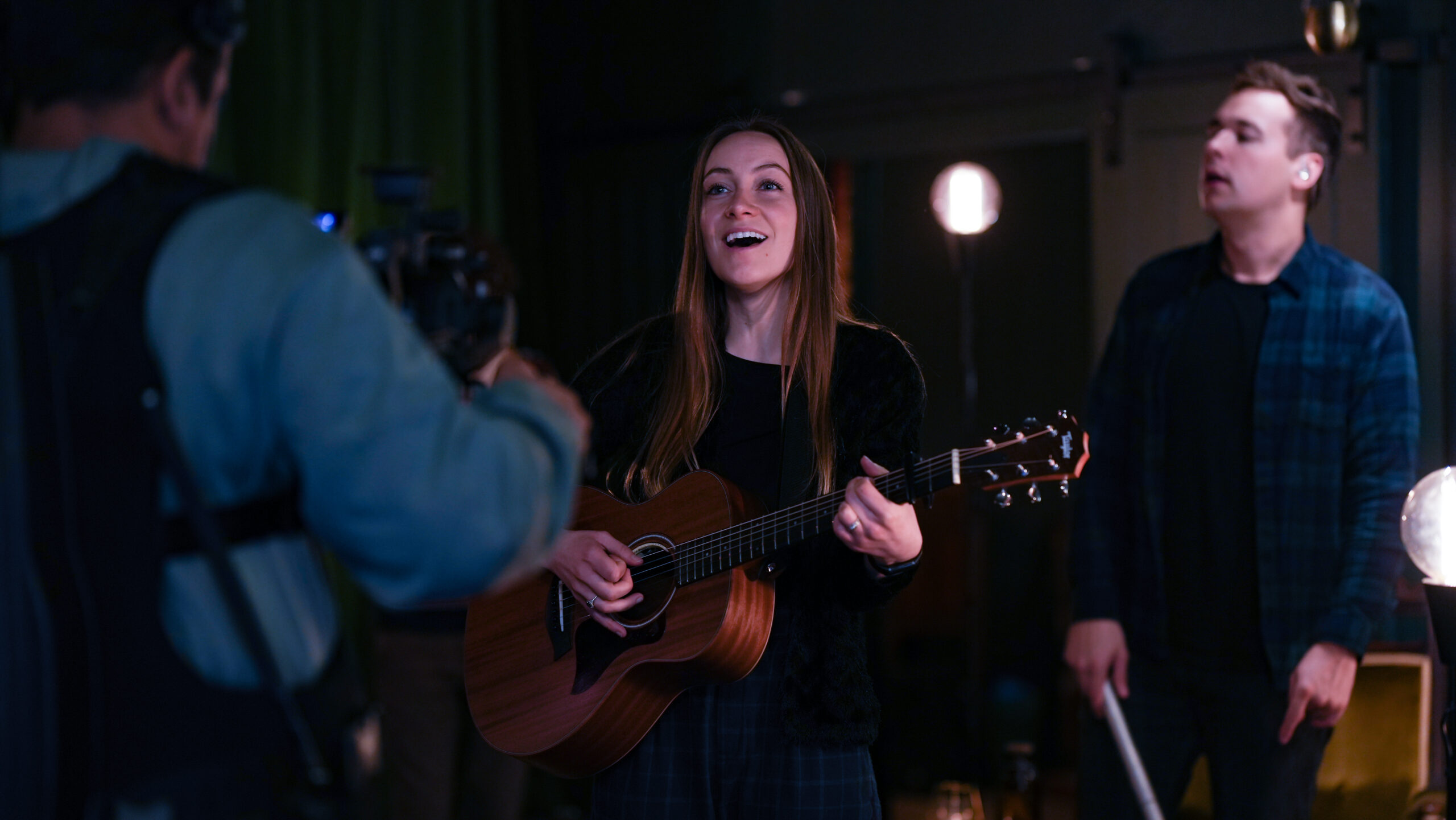 Celtic Worship - lady with a guitar