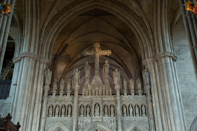 cross of Jesus Christ in a church