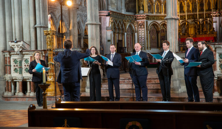 choir singing in church - conducted by Simon Lole