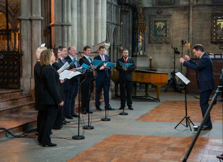 choir singing in church - conducted by Simon Lole