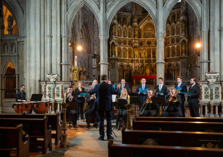 choir singing in church