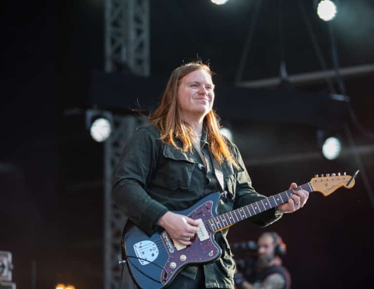 Leeland singing at Big Church Festival
