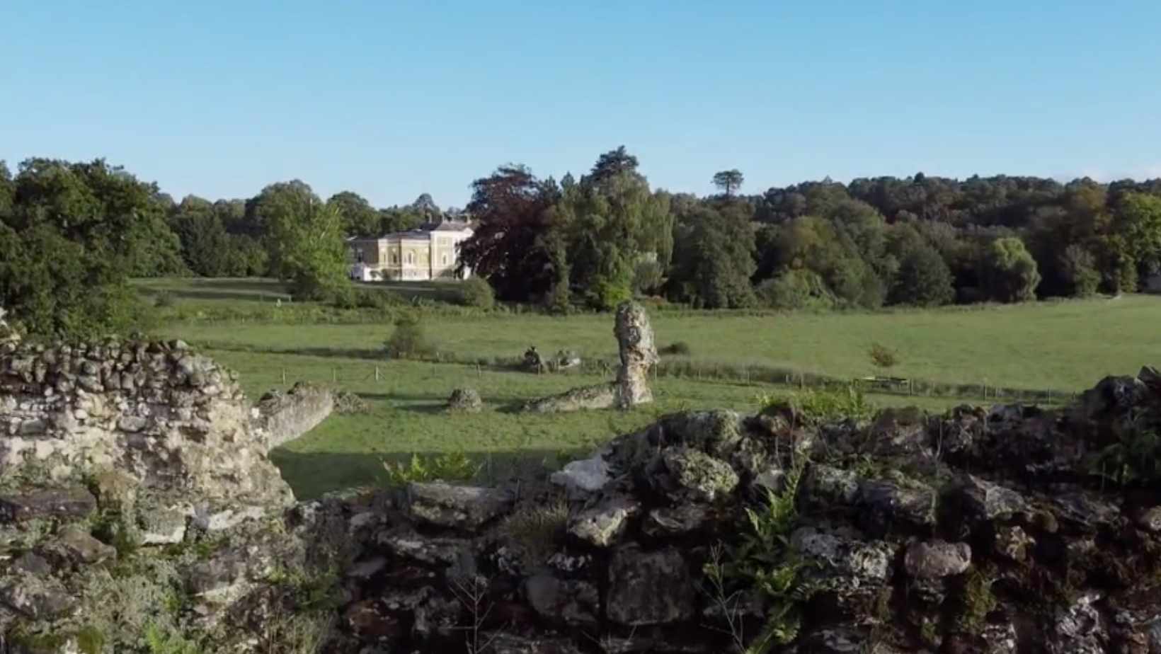 Waverley Abbey landscape