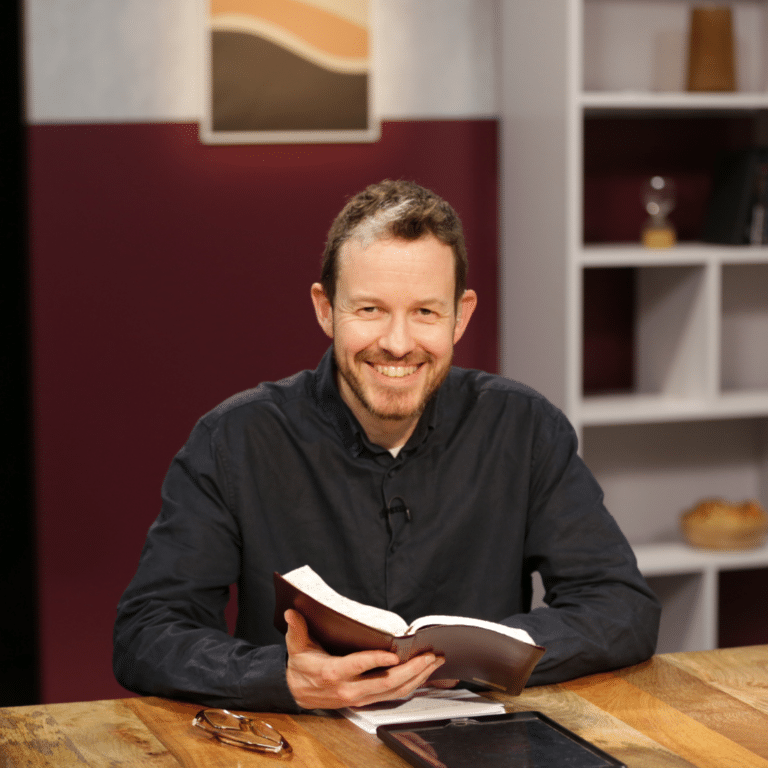 Man holding book