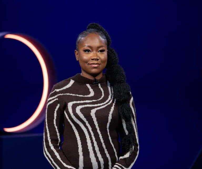 Nia-Cerise Conteh on the TBN Presents Set