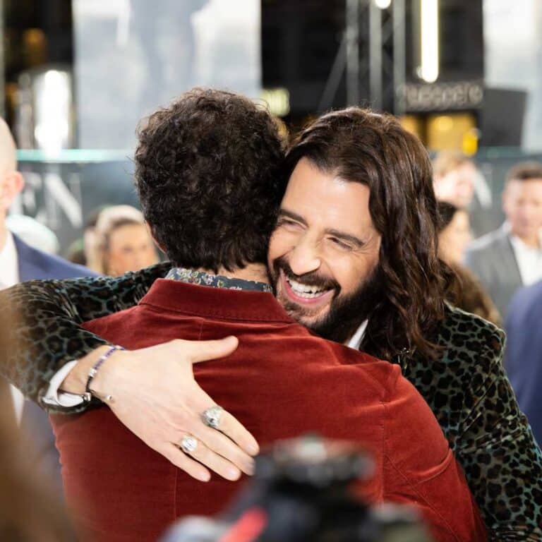 Hugs with Jesus at The Chosen: UK Premiere