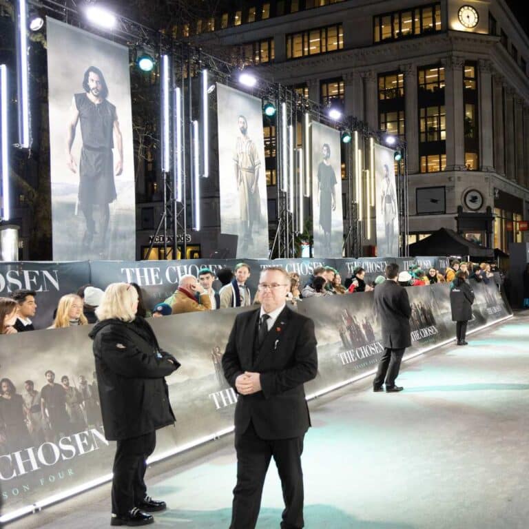 The Teal Carpet on The Chosen: UK Premiere