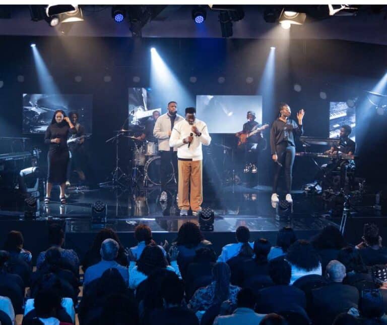 Victor Thompson - worship event at TBN UK studios