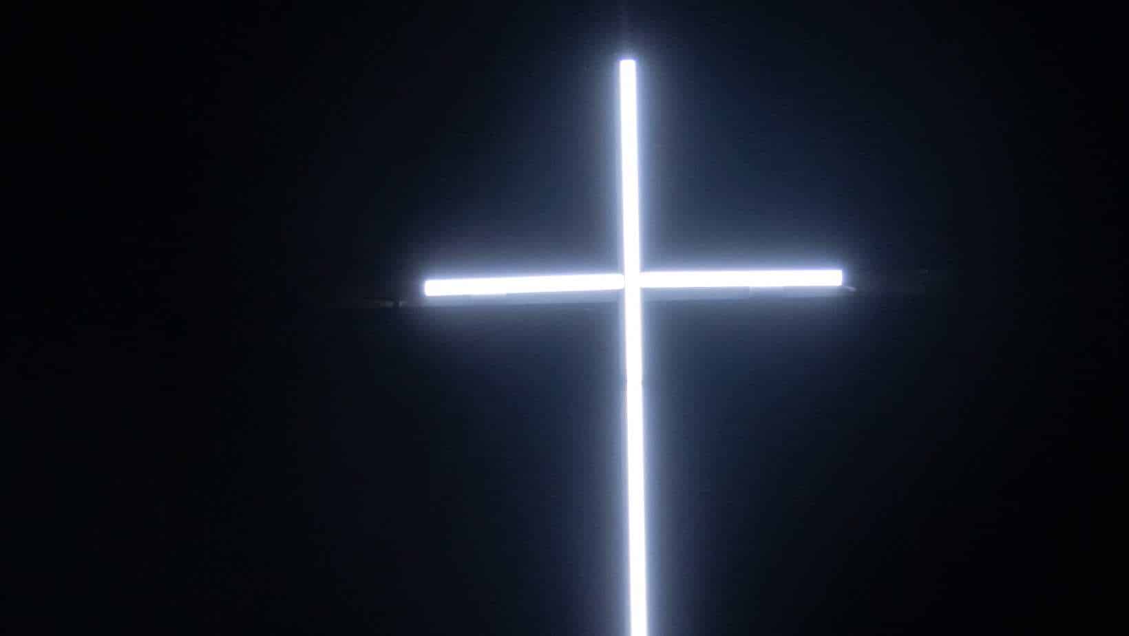 Cross of light