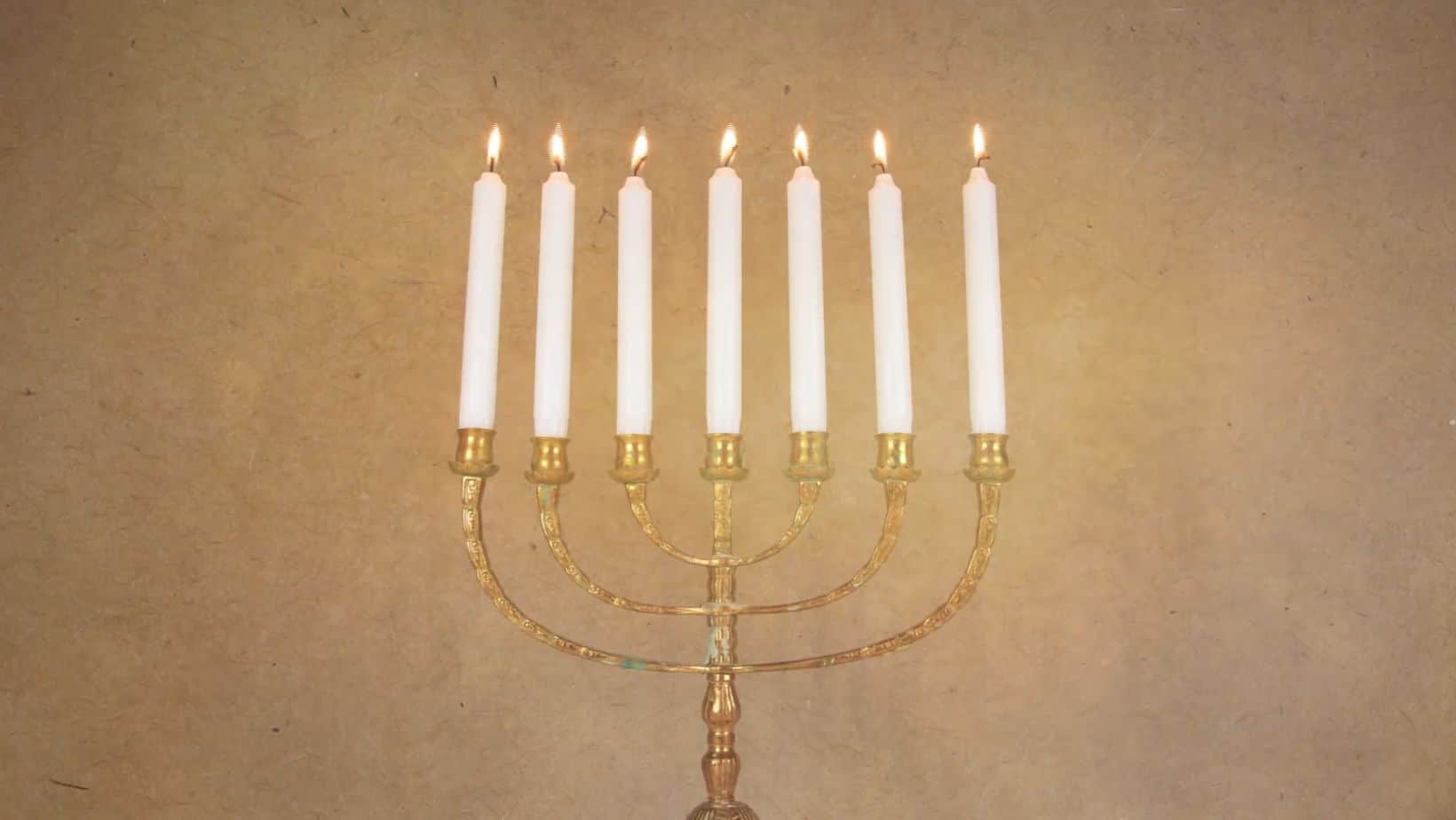 Menorah, multibranched candelabra, used in the religious rituals of Judaism,