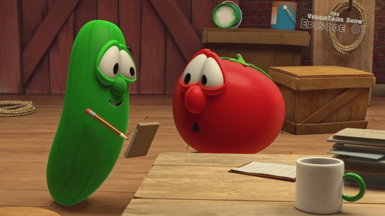 Bob the Tomatoe and Larry the Cucumber