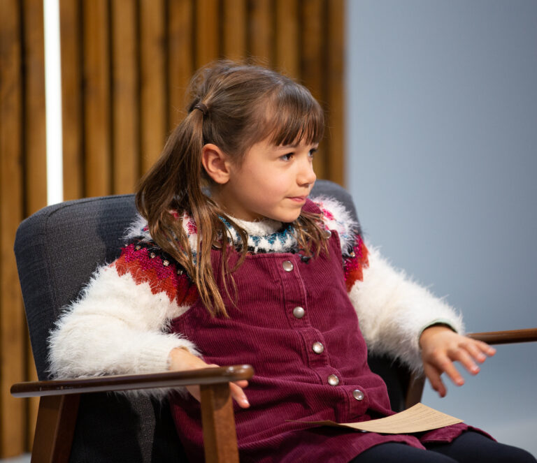 Little girl on a chair - Open Doors on Pray with the Persecuted Church