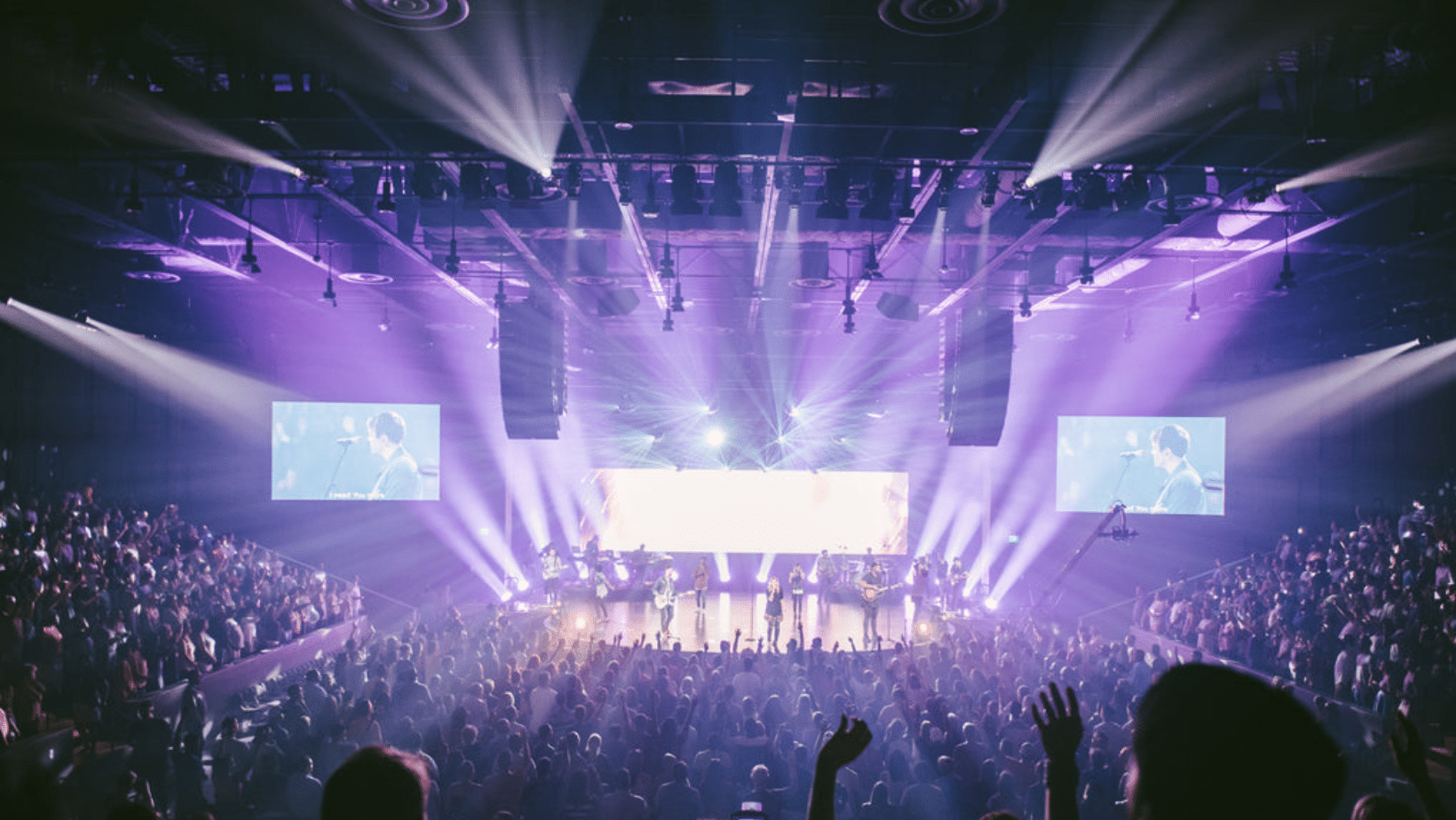 Elevation Church congregation and stage