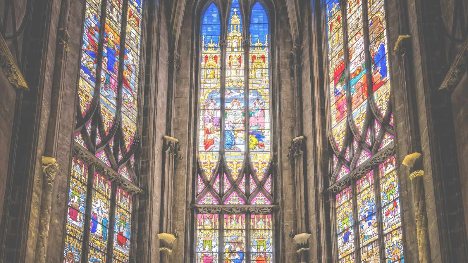 Stained Glass windows from a church