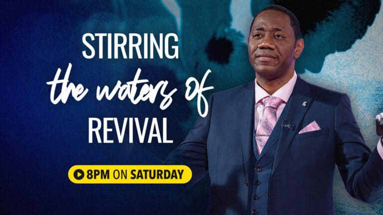 Stirring the Waters of Revival poster with Gery Malanda